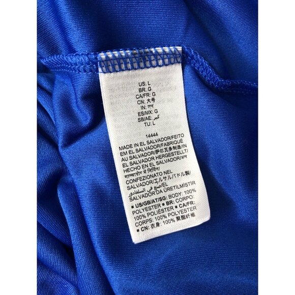 Essentials Mens Shirt Size Large Blue Long Sleeves Dri Fit Workout Running - Picture 5 of 5